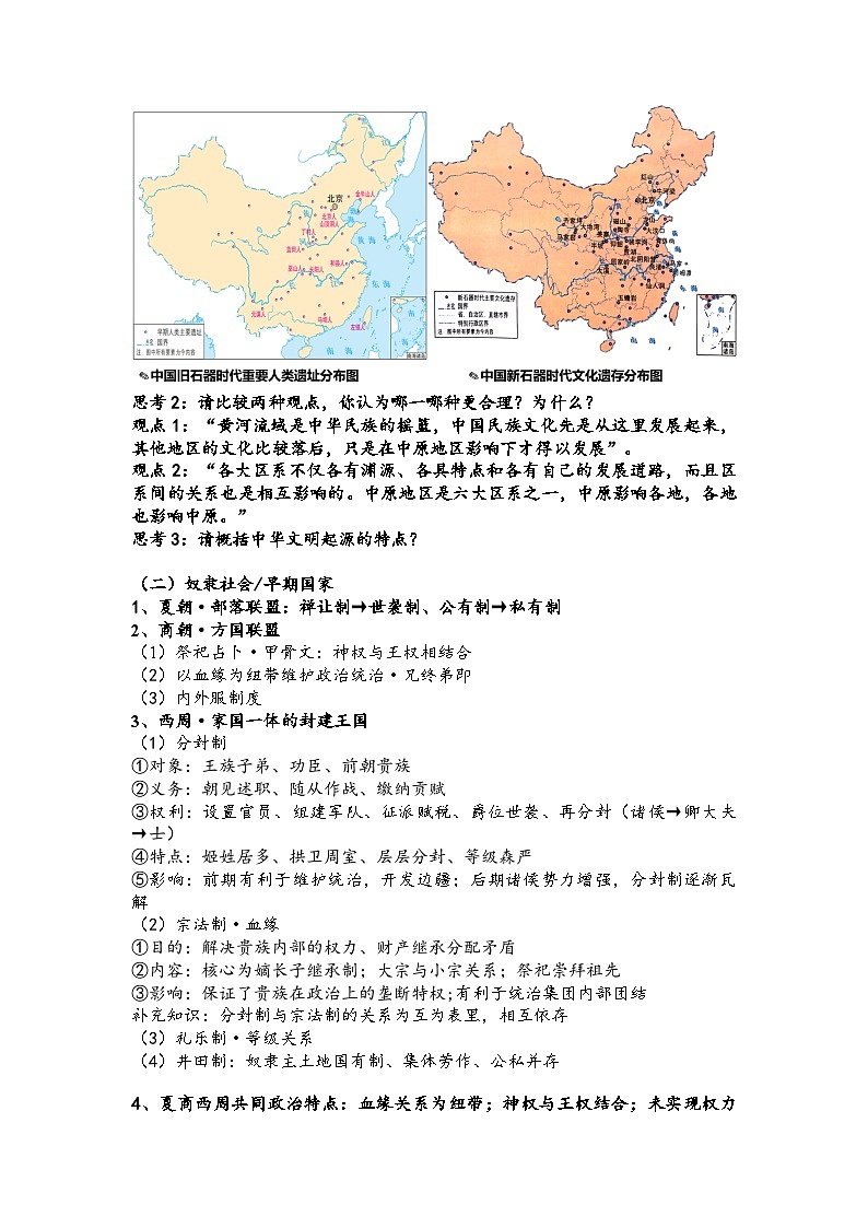 【新课标】1《中华文明的起源与早期国家》课件+教案+导学案+分层作业02
