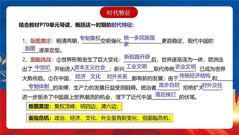 【新课标】人教统编版高中历史必修中外历史纲要上册 第4单元复习课件03