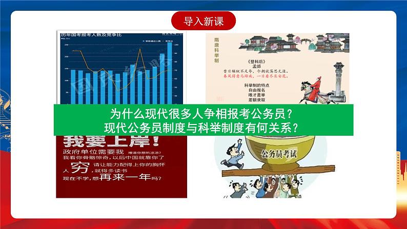 【新课标】7《近代以来中国的官员选拔与管理》课件+教案+导学案+分层作业01