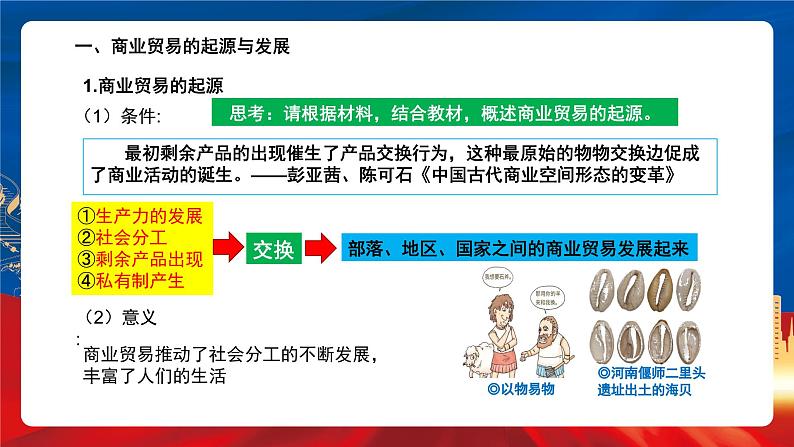 【新课标】7《古代的商业贸易》课件+教案+导学案+分层作业08