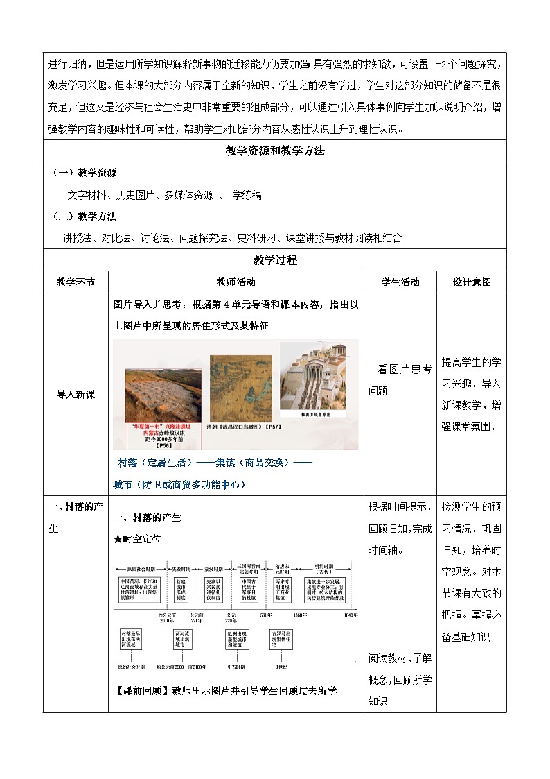 【新课标】10《古代的村落、集镇和城市》课件+教案+导学案+分层作业02
