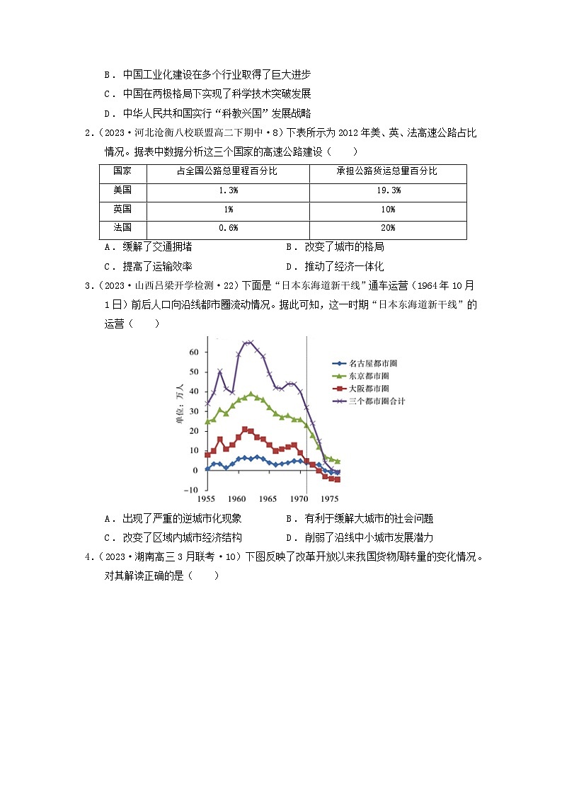 【新课标】13_现代交通运输的新变化》课件+教案+导学案+分层作业03