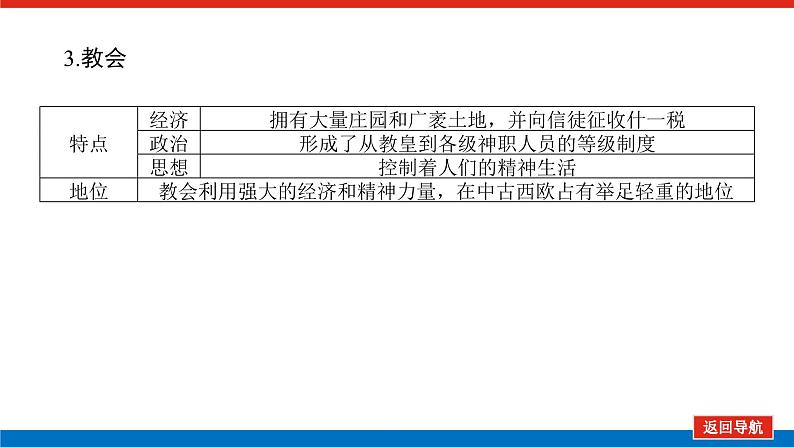 2025届高中历史创新版全程复习课件26中古时期的世界08