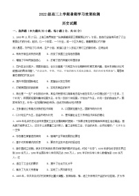 山东省德州市第二中学2024-2025学年高三上学期开学检测（暑期学习效果检测）历史试题