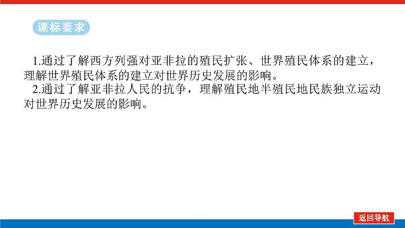 2025届高中历史全程复习构想课件课题39资本主义世界殖民体系与亚非拉民族独立运动02