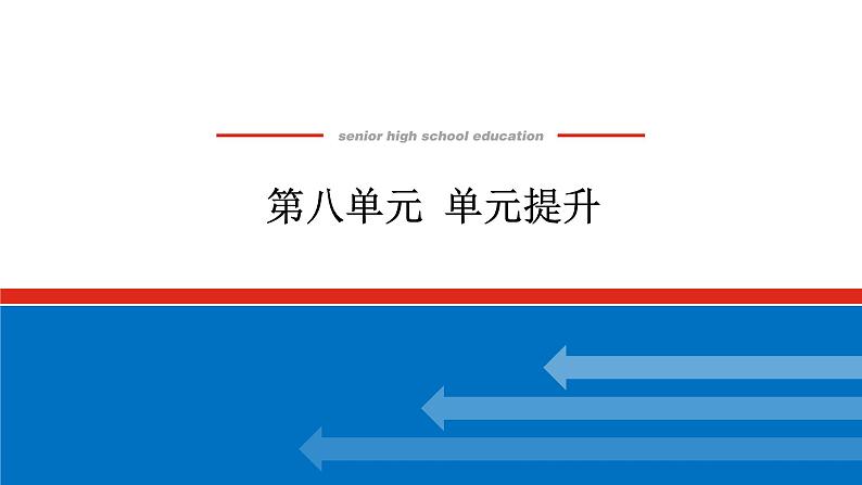 2025届高中历史全程复习构想课件第八单元单元提升中国新民主主义革命的兴起与胜利第1页