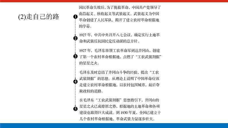 2025届高中历史全程复习构想课件第八单元单元提升中国新民主主义革命的兴起与胜利第7页