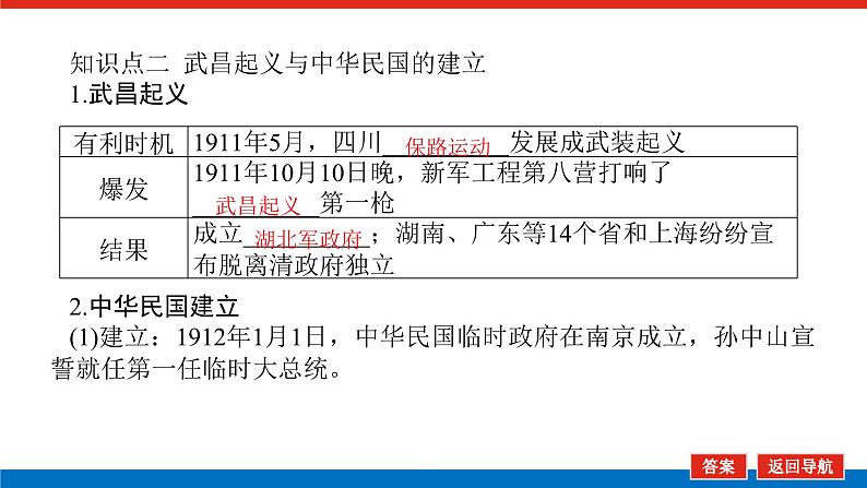 2025届高中历史全程复习构想课件课题20辛亥革命与北洋军阀统治时期的政治经济文化08