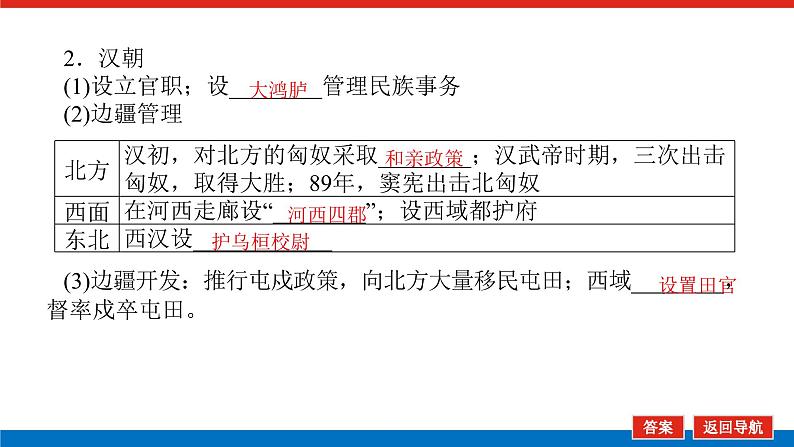 2025届高中历史全程复习构想课件课题14古代中国民族关系与对外交往06