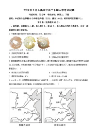 湖南省怀化市五溪高级中学2024-2025学年高二上学期入学考试历史试卷（原卷版）