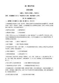 河北省高碑店市崇德实验中学2023-2024学年高一下学期期末考试历史试题（含解析）