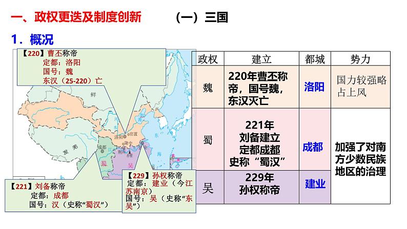 第3单元三国两晋南北朝时期的政权更迭与民族交融 课件 --2025届高三统编版2019必修中外历史纲要上册一轮复习第8页