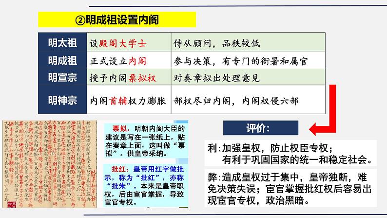 第8讲 明朝的的政治、经济与文化 课件---2025届高三统编版（2019）必修中外历史纲要上一轮复习第6页