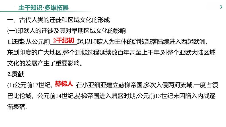 课时45　人口迁徙、文化交融与认同 课件---2025届高三历史统编版选择性必修3一轮复习03