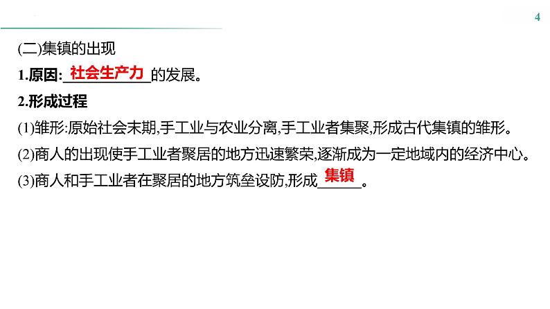 课时40　村落、城镇与居住环境 课件---2025届高三历史统编版选择性必修2一轮复习第4页