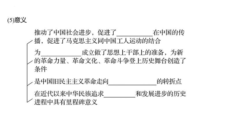 课时13 从五四运动到中国共产党开辟革命新道路 课件2025届高三统编版（2019）必修中外历史纲要上一轮复习05