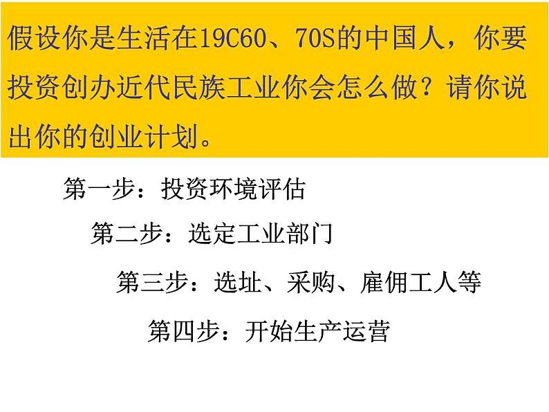 人民版高中历史必修二 专题二 近代中国民族资本主义的发展 课件06