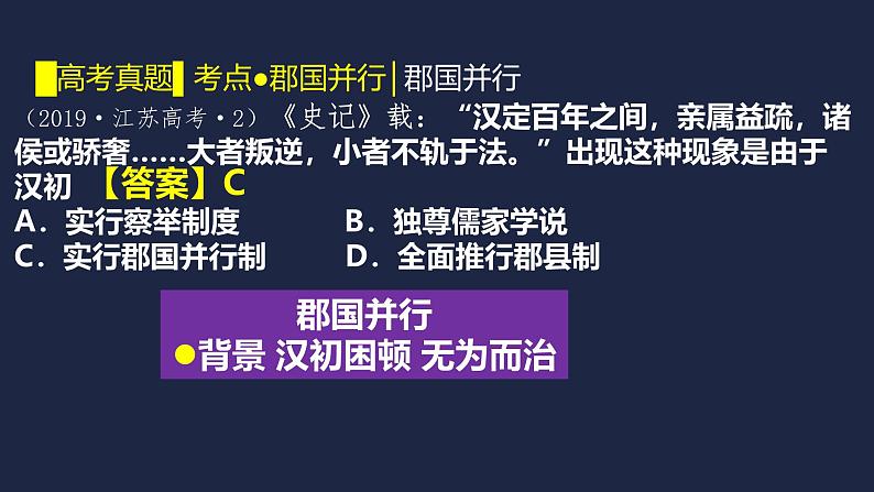 人民版高中历史必修第一册 专题一 中枢与脊梁（下）课件08