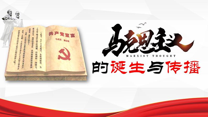 人民版高中历史必修第一册 专题八 马克思主义的诞生与传播 课件01