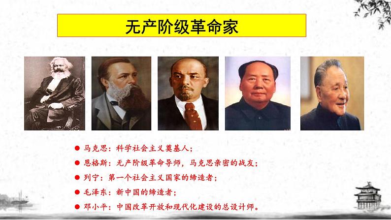 人民版高中历史选修四 5.1-2 科学社会主义的创始人——马克思和恩格斯 课件01