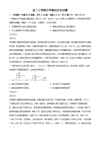 山东省东营市广饶县第一中学2024-2025学年高二上学期开学考试历史试题（Word版附解析）