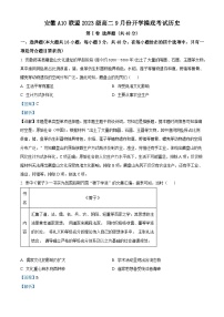 安徽省A10联盟2024-2025学年高二上学期9月开学考试历史试卷（解析版）