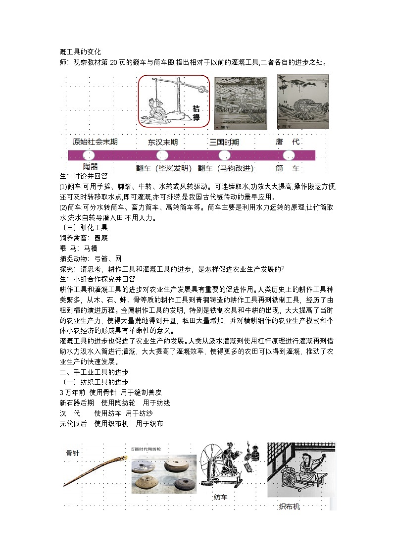 第4课 《古代的生产工具与劳作》课件（送教案、习题）02