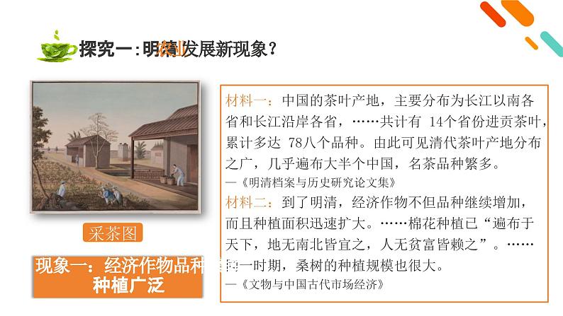 人教统编版《中外历史纲要》上册第四单元第十四课 明至清中叶的经济与文化ppt课件第5页