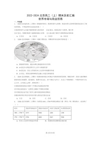 [历史][期末]2022～2024北京高二上学期期末真题分类汇编：世界市场与商业贸易