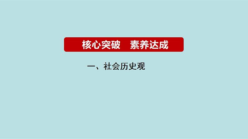 新高考政治二轮复习精讲课件专题11 历史唯物主义 （含解析）第8页