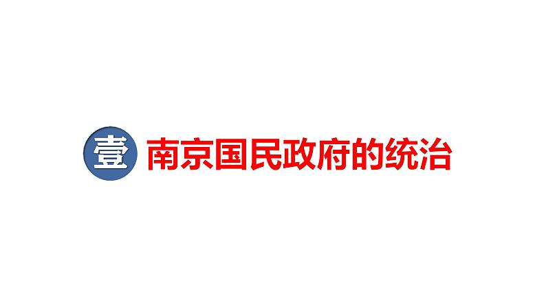 2025届高考历史一轮复习 第16讲南京国民政府的统治和中国共产党开辟革命新道路 课件03