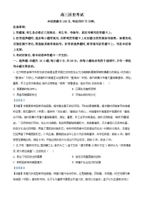 陕西省渭南市华州区咸林中学2024-2025学年高三上学期第二次月考历史试题（解析版）