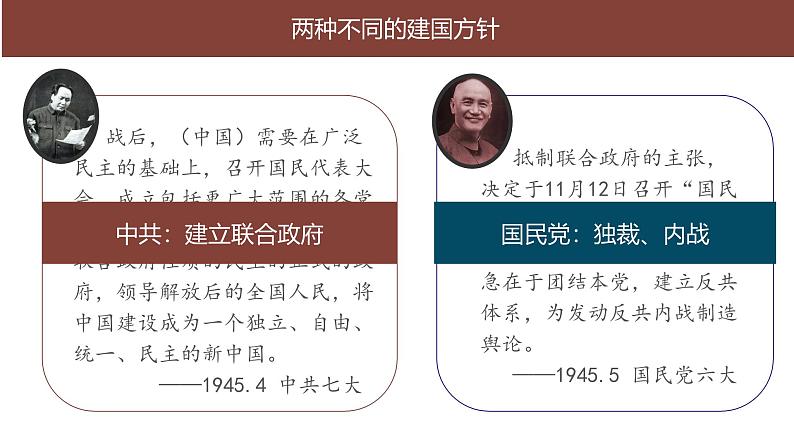 【史料学与考】新高考历史一轮复习素养提升探究课件专题8.3+人民解放战争第4页