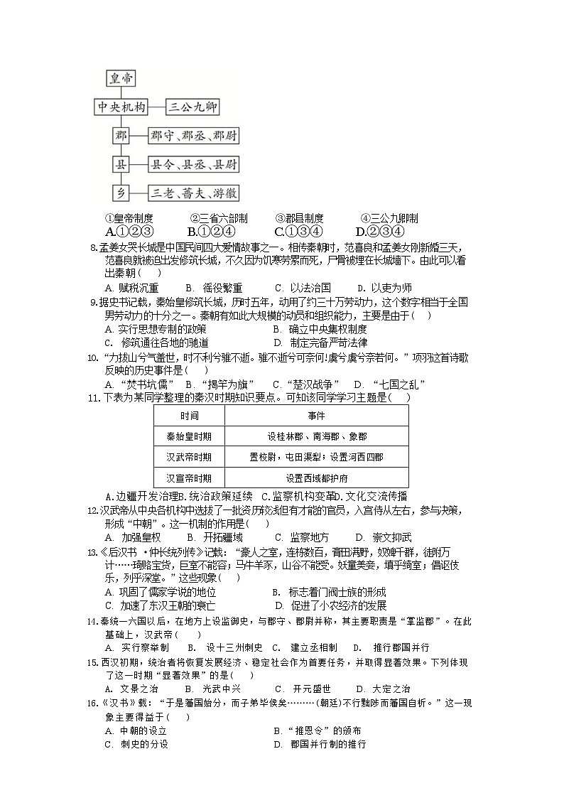 江苏省江阴市第二中学2024-2025学年高一上学期九月阶段性检测历史试卷（含解析）第2页