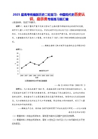 2025届高考统编版历史二轮复习：中国现代史历史认识、启示类专题练习题汇编（含答案解析）