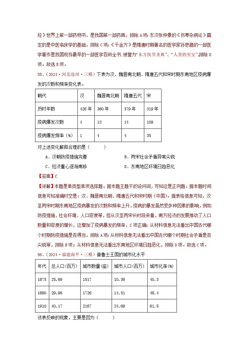 选必二  经济与社会生活（2）（解析版）第3页