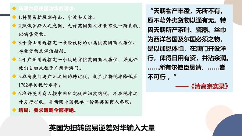 2024-2025学年高中历史课件 中外历史纲要（上）-第五单元-第16课  两次鸦片战争第8页