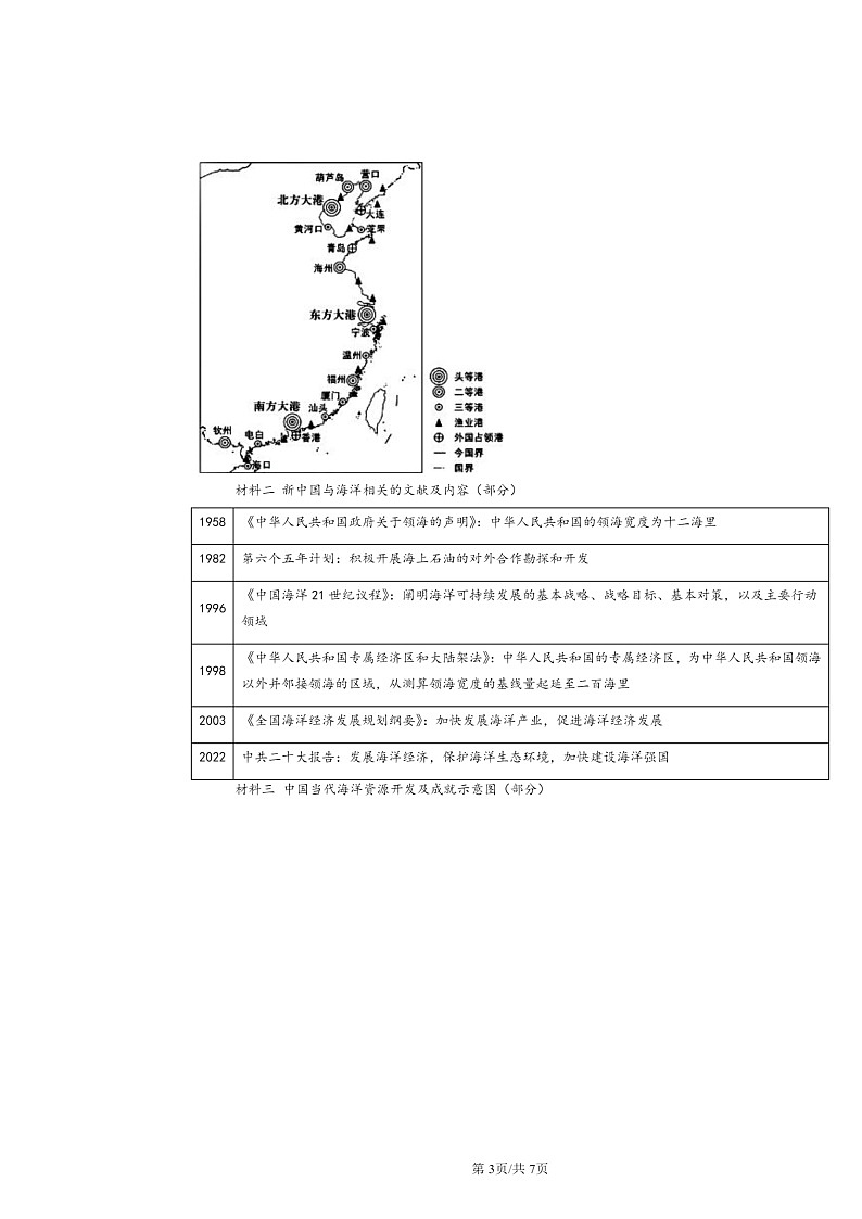 [历史]2014～2024北京高考真题分类汇编：改革开放与社会主义现代化建设新时期章节综合第3页