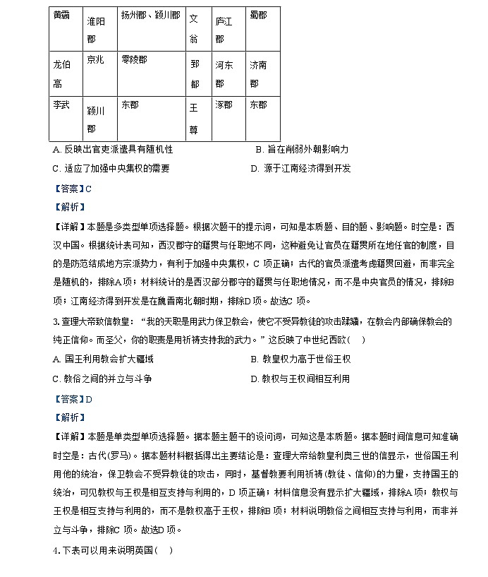河南省周口市鹿邑县2024-2025学年高二上学期10月月考历史试题（解析版）02