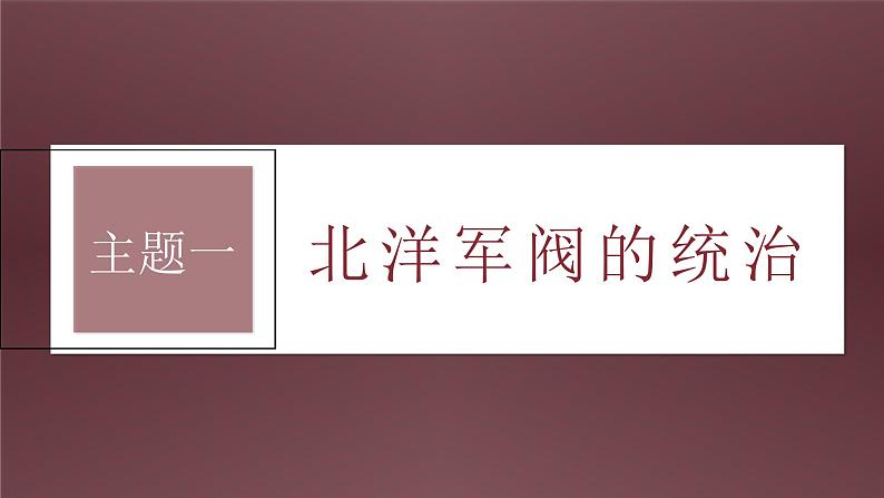 新高考历史一轮复习课件（部编版） 板块2 第6单元 第16讲　北洋军阀统治时期的政治、经济与文化（含解析）第5页