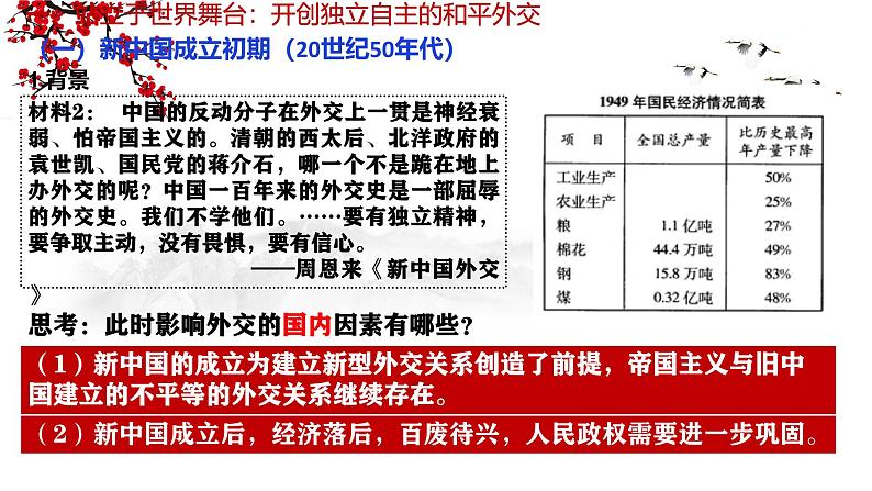 第35讲 中华人民共和国成立初期的外交及社会主义基本制度的建立 课件--2025届高三统编版（2019）必修中外历史纲要上一轮复习第5页