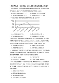 政治类热点--对外交往--2024届高三历史统编版二轮复习（2份，原卷版+解析版）