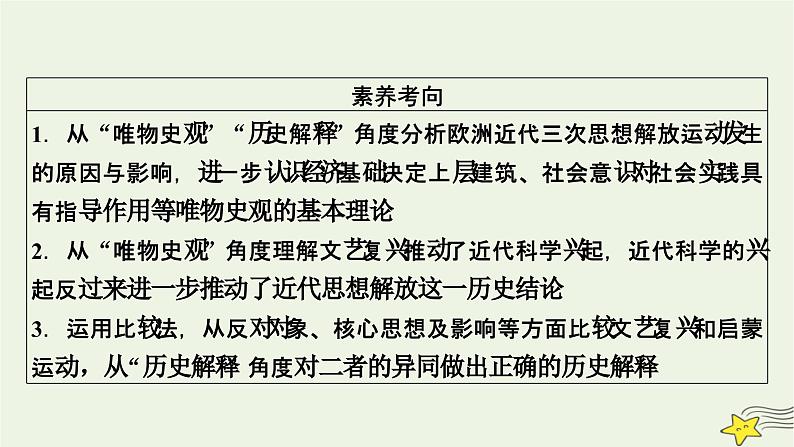 新高考高考历史一轮复习课件第10单元第29讲欧洲的思想解放运动（含解析）05