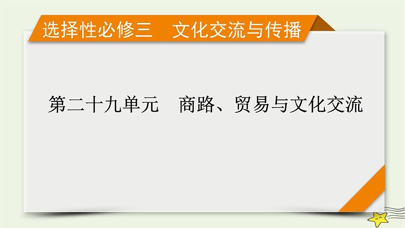 新高考高考历史一轮复习课件第29单元模块总结（含解析）第1页