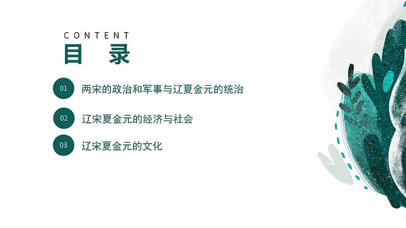 新高考历史一轮复习考点复习课件专题04 辽宋夏金多民族政权的并立与元朝的统一（含解析）第4页