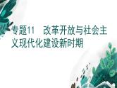 新高考历史一轮复习考点复习课件专题11 改革开放与社会主义现代化建设新时期（含解析）