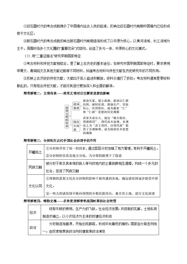（江苏版）新高考历史三轮冲刺押题卷第1题 先秦时期（解析版）第3页