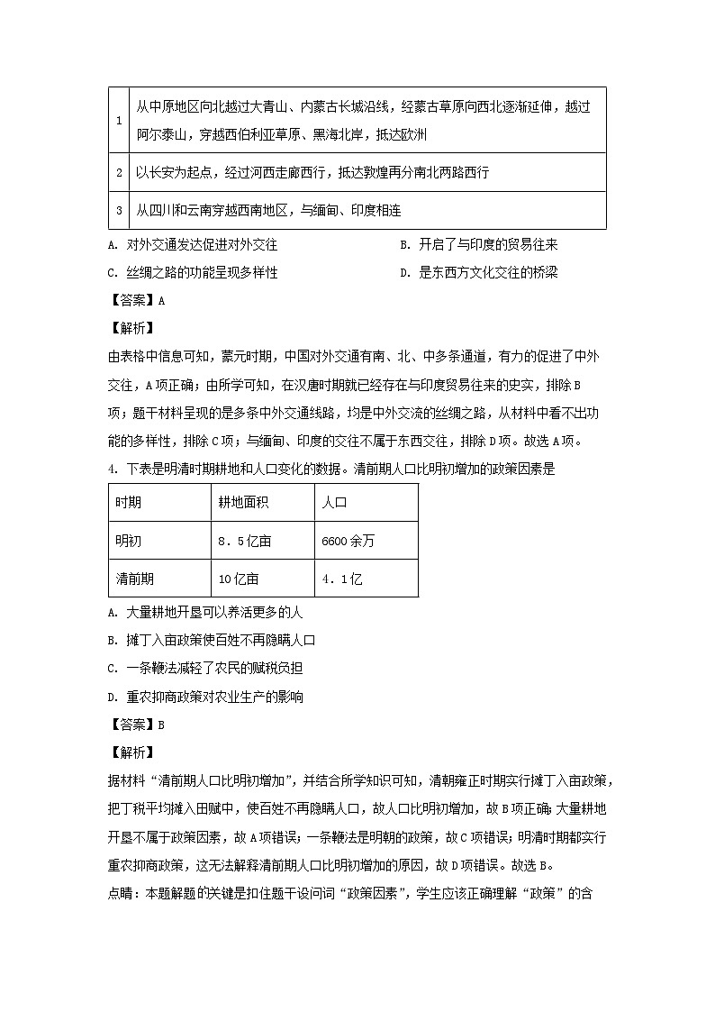 福建省福州市六校联考2022-2023学年高二下学期期末考试历史试卷(解析版)第2页