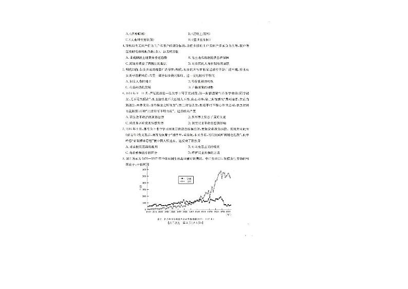 辽宁省抚顺市六校协作体2024-2025学年高三上学期期中历史试卷第2页