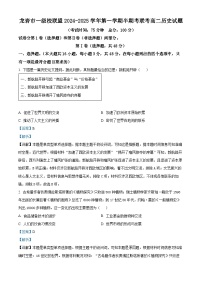 福建省龙岩市一级校联盟2024-2025学年高二上学期11月期中联考历史试卷（Word版附解析）